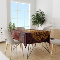 Hawaii Volcano Tablecloth Polynesian and Kakau Pattern LT03 - Polynesian Pride