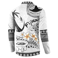 Fijian Traditional Culture Button Sweatshirt Tapa Tribal Tattoos LT03 - Polynesian Pride