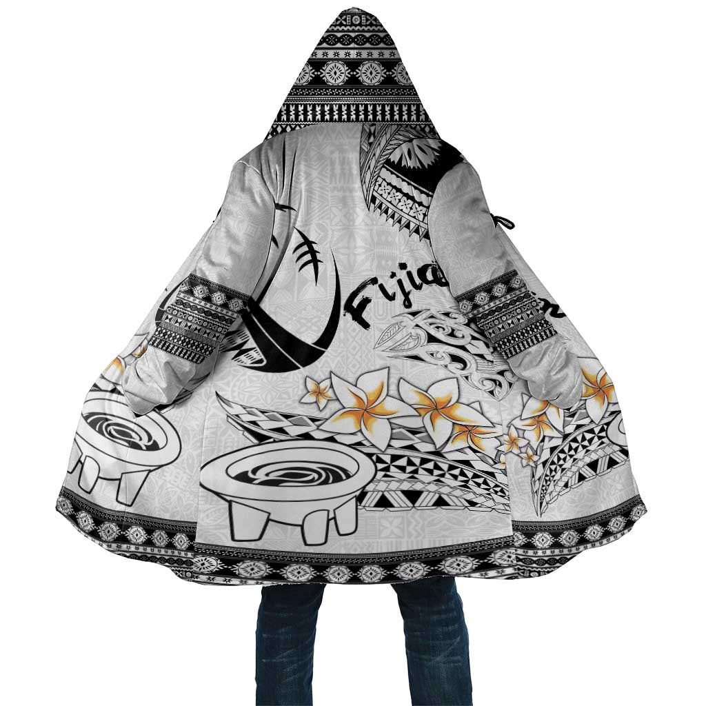 Fijian Traditional Culture Cloak Tapa Tribal Tattoos LT03 Unisex White - Polynesian Pride