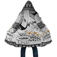 Fijian Traditional Culture Cloak Tapa Tribal Tattoos LT03 Unisex White - Polynesian Pride