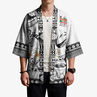 Fijian Traditional Culture Kimono Tapa Tribal Tattoos LT03 - Polynesian Pride