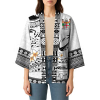 Fijian Traditional Culture Kimono Tapa Tribal Tattoos LT03 - Polynesian Pride