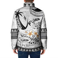 Fijian Traditional Culture Padded Jacket Tapa Tribal Tattoos LT03 - Polynesian Pride