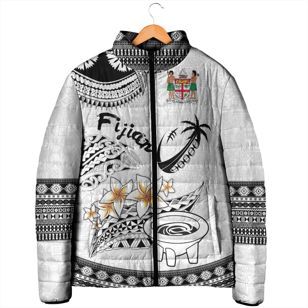 Fijian Traditional Culture Padded Jacket Tapa Tribal Tattoos LT03 - Polynesian Pride