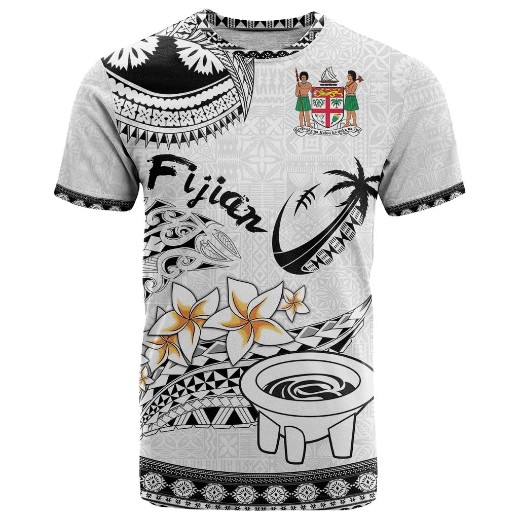 Fijian Traditional Culture T Shirt Tapa Tribal Tattoos LT03 White - Polynesian Pride