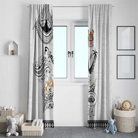 Fijian Traditional Culture Window Curtain Tapa Tribal Tattoos LT03 - Polynesian Pride