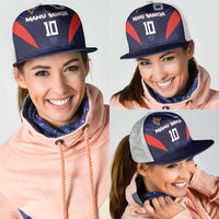 Custom Rugby Samoa Mesh Trucker Cap Siva Tau Spirit Sporty Vibes LT03 - Polynesian Pride