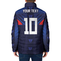 Custom Rugby Samoa Padded Jacket Siva Tau Spirit Sporty Vibes LT03 - Polynesian Pride