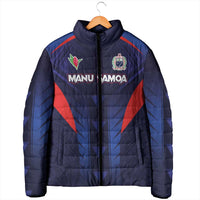 Custom Rugby Samoa Padded Jacket Siva Tau Spirit Sporty Vibes LT03 - Polynesian Pride