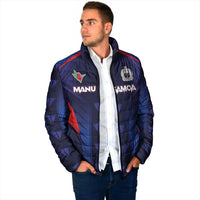 Custom Rugby Samoa Padded Jacket Siva Tau Spirit Sporty Vibes LT03 - Polynesian Pride