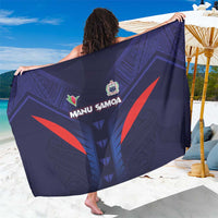 Rugby Samoa Sarong Siva Tau Spirit Sporty Vibes LT03 One Size 44 x 66 inches Navy - Polynesian Pride