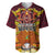 PNG Port Moresby Vipers Rugby Baseball Jersey Fire Vipers Mix PNG Bird Polynesian Tattoo LT03 Yellow - Polynesian Pride