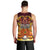 PNG Port Moresby Vipers Rugby Men Tank Top Fire Vipers Mix PNG Bird Polynesian Tattoo LT03 - Polynesian Pride