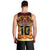 Custom PNG Port Moresby Vipers Rugby Men Tank Top Fire Vipers Mix PNG Bird Polynesian Tattoo LT03 - Polynesian Pride