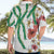 Hawaiian Tropical Flowers and Maile Pikake Hawaiian Shirt Polynesian Tribal Pattern White Color