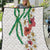 Hawaiian Tropical Flowers and Maile Pikake Quilt Polynesian Tribal Pattern White Color