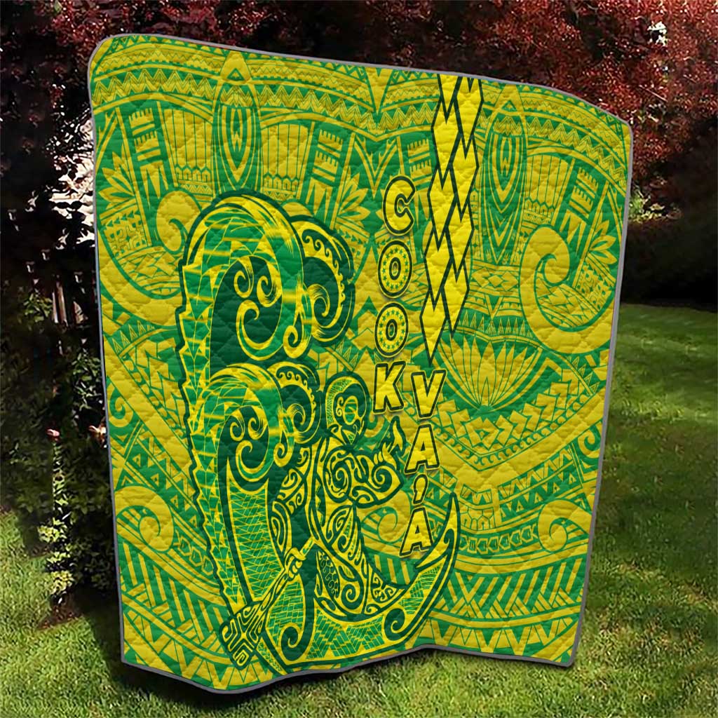 Cook Islands Va'a Polynesian Art Tattoo Quilt National Color LT03 - Polynesian Pride