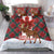 Canadian Christmas - Moose and Maple Retro Style Bedding Set