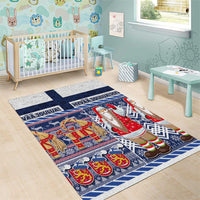 Yule Goat Joulupukki Finnish Christmas Area Rug Scandinavian Pattern LT03 - Polynesian Pride