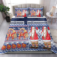 Yule Goat Joulupukki Finnish Christmas Bedding Set Scandinavian Pattern LT03 - Polynesian Pride