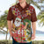 Hawaii Honu Mele Kalikimaka Hawaiian Shirt Santa Tropical Flower Aloha Summer Red Version LT03 - Polynesian Pride