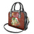 Hawaii Honu Mele Kalikimaka Shoulder Handbag Santa Tropical Flower Aloha Summer Red Version LT03 - Polynesian Pride