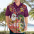 Hawaii Honu Mele Kalikimaka Hawaiian Shirt Santa Tropical Flower Aloha Summer Pink Version LT03 - Polynesian Pride