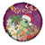 Hawaii Honu Mele Kalikimaka Spare Tire Cover Santa Tropical Flower Aloha Summer Pink Version LT03 - Polynesian Pride