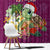 Hawaii Honu Mele Kalikimaka Window Curtain Santa Tropical Flower Aloha Summer Pink Version LT03 - Polynesian Pride