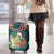 Hawaii Honu Mele Kalikimaka Luggage Cover Santa Tropical Flower Aloha Summer Turquoise Version LT03 - Polynesian Pride