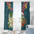 Hawaii Honu Mele Kalikimaka Window Curtain Santa Tropical Flower Aloha Summer Turquoise Version LT03 - Polynesian Pride