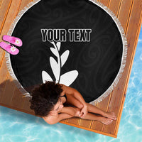Personalised New Zealand Canoeing Special Jersey Beach Blanket LT03 - Polynesian Pride