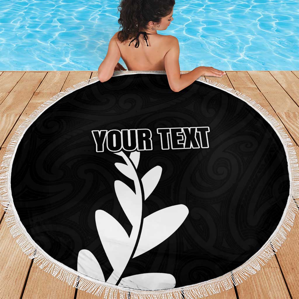 Personalised New Zealand Canoeing Special Jersey Beach Blanket LT03 - Polynesian Pride