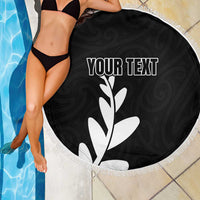 Personalised New Zealand Canoeing Special Jersey Beach Blanket LT03 - Polynesian Pride