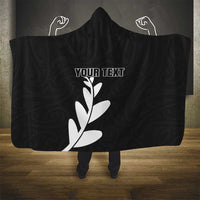 Personalised New Zealand Canoeing Special Jersey Hooded Blanket LT03 - Polynesian Pride