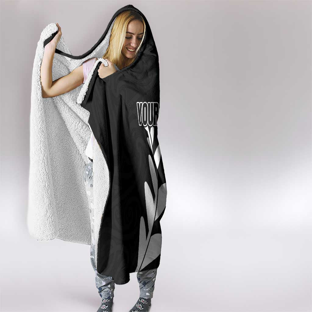 Personalised New Zealand Canoeing Special Jersey Hooded Blanket LT03 - Polynesian Pride