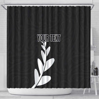 Personalised New Zealand Canoeing Special Jersey Shower Curtain LT03 - Polynesian Pride