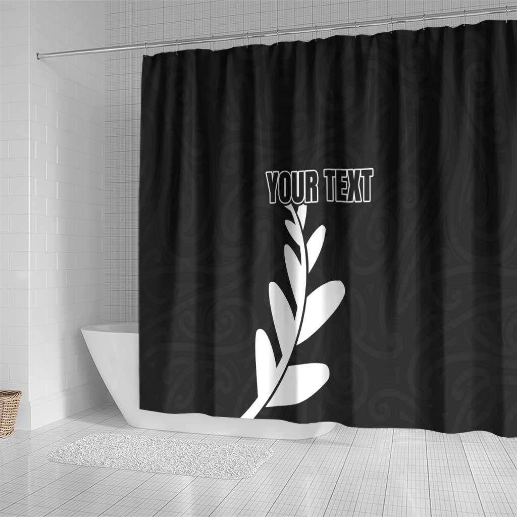 Personalised New Zealand Canoeing Special Jersey Shower Curtain LT03 - Polynesian Pride