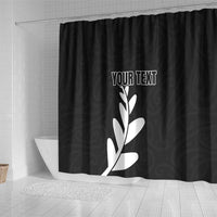 Personalised New Zealand Canoeing Special Jersey Shower Curtain LT03 - Polynesian Pride