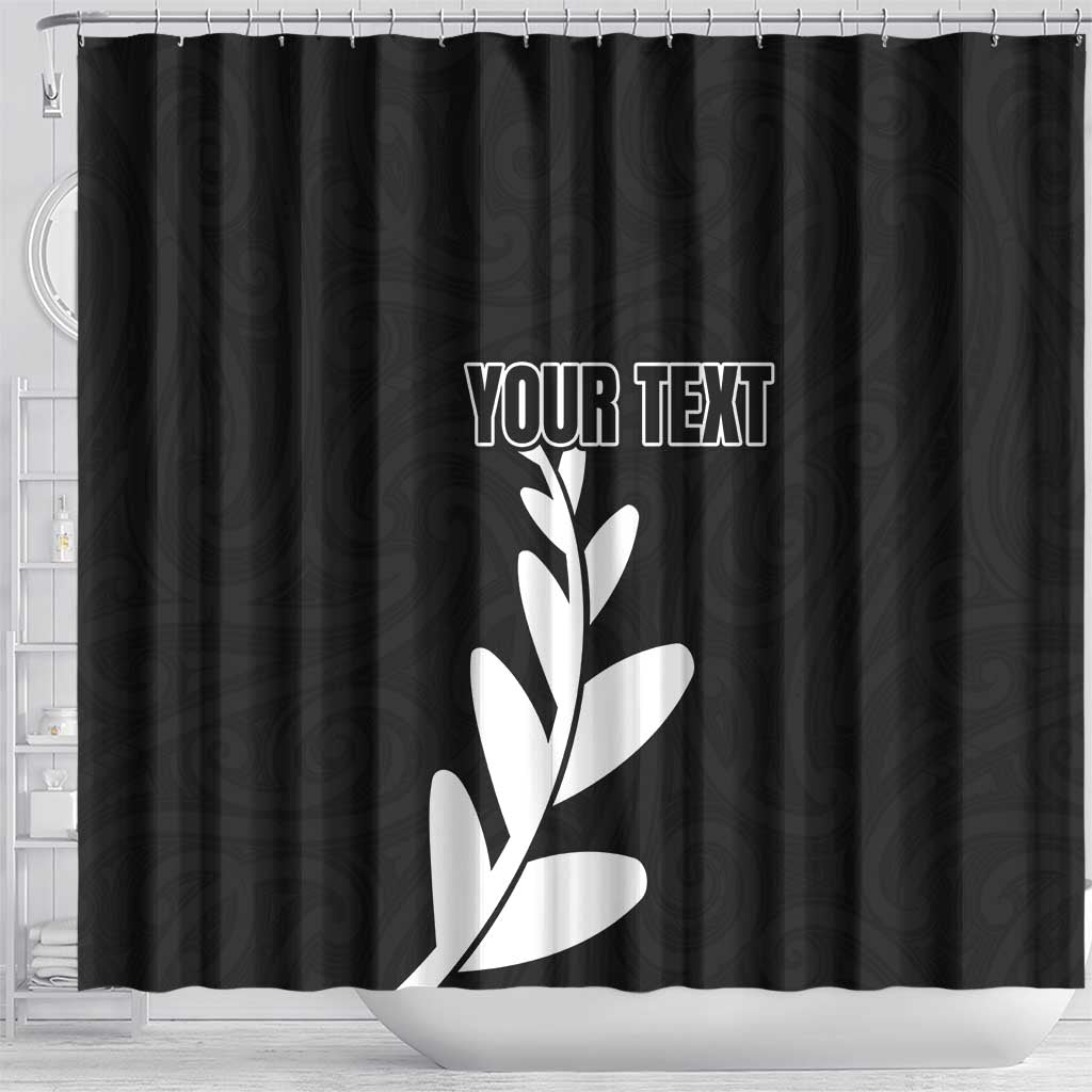 Personalised New Zealand Canoeing Special Jersey Shower Curtain LT03 - Polynesian Pride