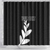 Personalised New Zealand Canoeing Special Jersey Shower Curtain LT03 - Polynesian Pride