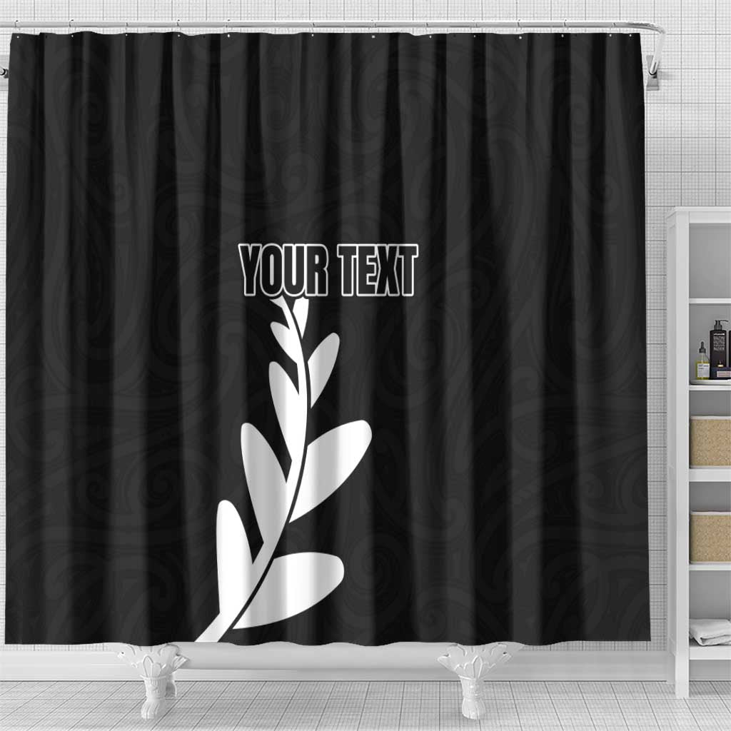 Personalised New Zealand Canoeing Special Jersey Shower Curtain LT03 - Polynesian Pride