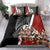 New Zealand Te Matatini Bedding Set Kapa Haka and Silver Fern - Maori Art Pattern