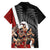 New Zealand Te Matatini Family Matching Off Shoulder Short Dress and Hawaiian Shirt Kapa Haka and Silver Fern - Maori Art Pattern