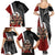 New Zealand Te Matatini Family Matching Summer Maxi Dress and Hawaiian Shirt Kapa Haka and Silver Fern - Maori Art Pattern