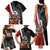 New Zealand Te Matatini Family Matching Tank Maxi Dress and Hawaiian Shirt Kapa Haka and Silver Fern - Maori Art Pattern