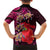 Pasifika Festival Hawaiian Shirt Plumeria Turtles with Hibiscus - Polynesian Art Tattoo Pink Color