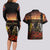 New Zealand and Australia ANZAC Day Couples Matching Long Sleeve Bodycon Dress and Hawaiian Shirt Kiwi Bird and Kangaroo Soldier LT03 - Polynesian Pride