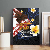 American Samoa Flag Day Canvas Wall Art Polynesian Tatau Art and Plumeria LT03 - Polynesian Pride