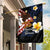 American Samoa Flag Day Garden Flag Polynesian Tatau Art and Plumeria